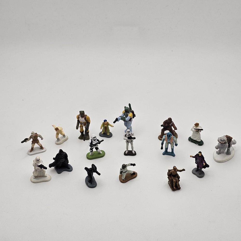 Star Wars Micro Machines 17 Action Figures Lot Vintage 90's
